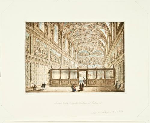 INTERNO DELLA CAPPELLA SISTINA