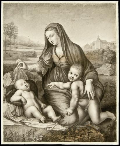 MADONNA DEL BAMBINO CHE DORME