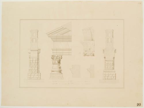 STUDI E RILIEVI DEL SEPOLCRO DI M. VIRGILIO EURISACE A PORTA MAGGIORE