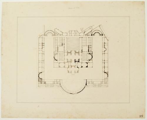 PIANTA GENERALE DELLE TERME DI TITO