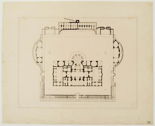 Pianta delle Terme di Caracalla