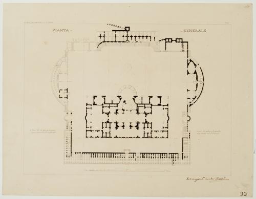 Pianta generale delle Terme di Caracalla