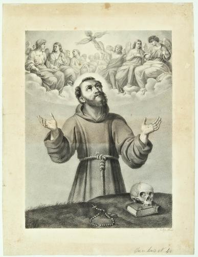 S. FRANCESCO D'ASSISI CON GLORIA DI ANGELI