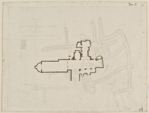 PIANTA DELL'ORATORIO DI S. ALESSANDRO PAPA, CON SEPOLCRI E CIMITERO ANNESSI