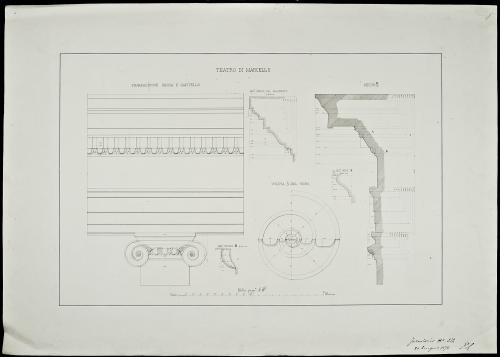 ORNATI ROMANI: PARTICOLARI ARCHITETTONICI DEL TEATRO MARCELLO