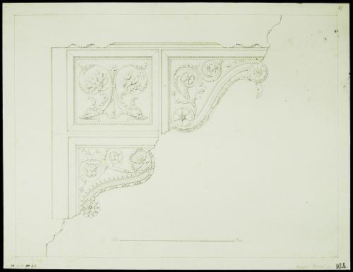 FIANCO DELLA QUARTA MENSOLA DELLA CANTORIA DELLA CANCELLATA DELLA CAPPELLA SISTINA