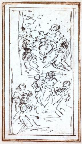 MADONNA CON BAMBINO TRA I SANTI ANTONIO, FRANCESCO E FRANCESCA ROMANA