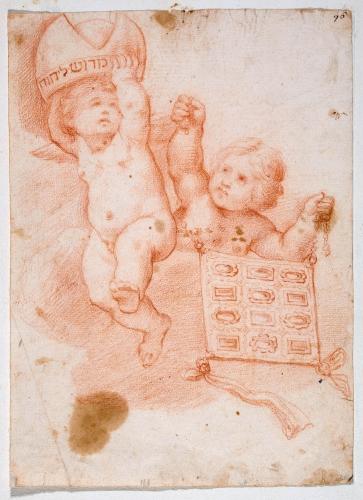 DUE PUTTI CON PARAMENTI EBRAICI