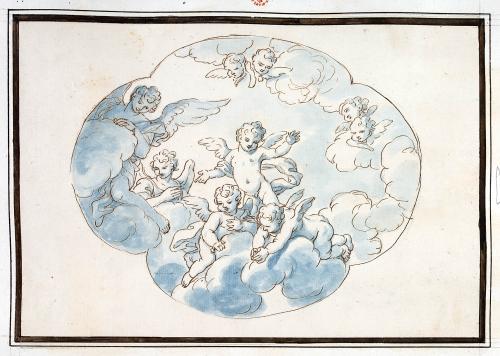 PUTTI ALATI, ANGELI E CHERUBINI FRA LE NUBI