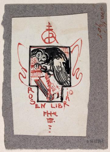 EX LIBRIS DEL LIBRAIO ROSEN