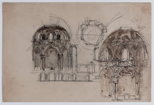 STUDIO PER LA DECORAZIONE DEL PALAZZO DEL PODESTA' A BOLOGNA, 1908.