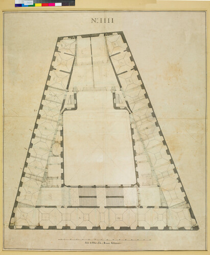 PROGETTO PER IL PALAZZO DELLA CONSULTA: PIANTA DEL PIANO NOBILE