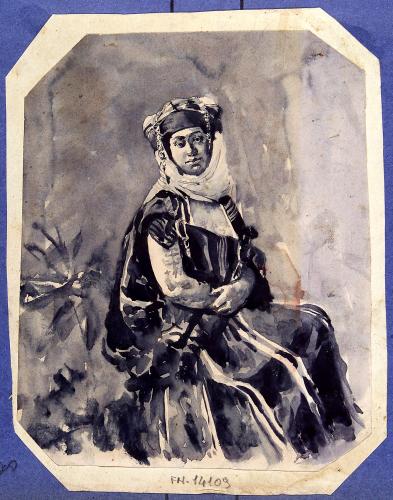 Figura femminile in costume turco