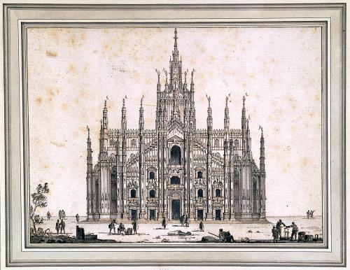Veduta del Duomo di  Milano
