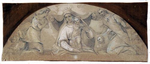 Trionfo della Madonna con bambino e Santi