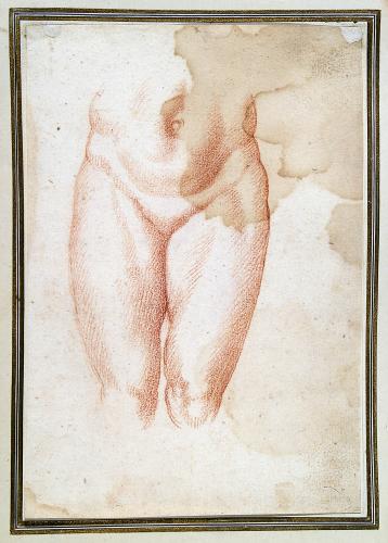 Particolare di figura femminile nuda