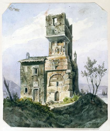 Casa con rovine di torre