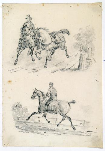 Figure maschili a cavallo