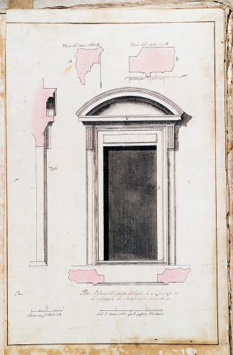 Progetto per la porta laterale della collegiata di S. Lorenzo a Firenze