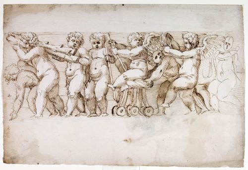 FREGIO CON CORTEO DI PUTTI