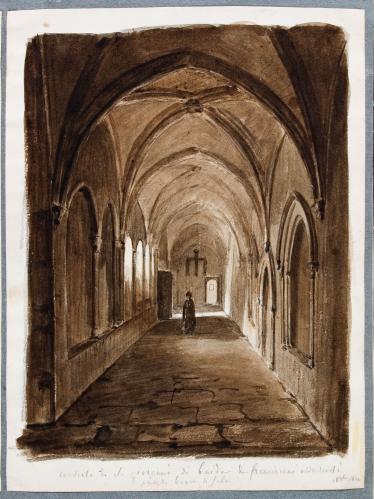 PORTICO DEL CONVENTO DI SAN GIOVANNI DI BAIDA PRESSO BOCCADIFALCO A PALERMO