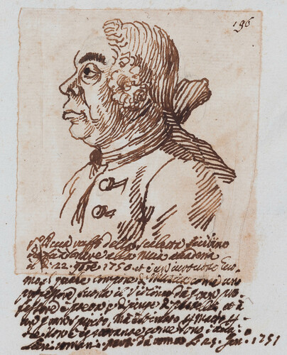 CARICATURA DI GIOVANNI RUFFO DELLA SCALETTA