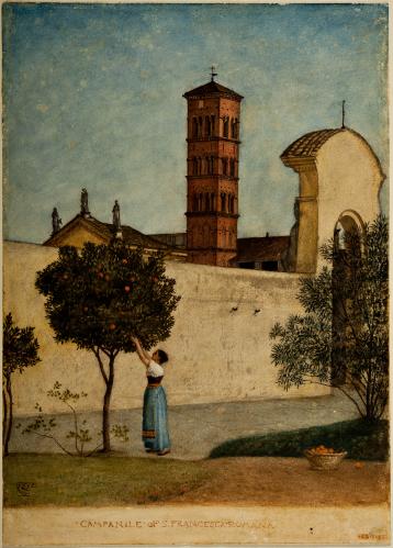 Veduta del campanile di Santa Francesca Romana