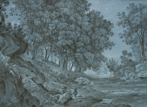 Gruppo di alberi lungo la Via Appia verso Albano 