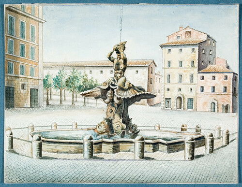 VEDUTA DELLA FONTANA DEL TRITONE