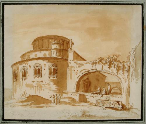 CAPRICCIO CON ROVINE E ARCO