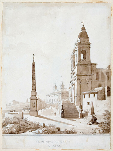 ROMA TRINITA' DEI MONTI E VILLA MEDICI