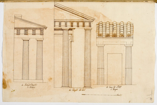 STUDI ARCHITETTONICI DI TEMPLI DORICI