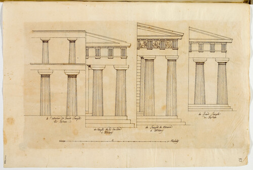 STUDI ARCHITETTONICI DI TEMPLI DORICI