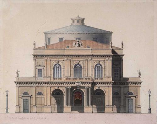 PROGETTO DEL TEATRO S. CARLO A NAPOLI