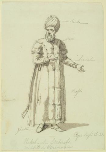 FIGURA VIRILE IN COSTUME TURCO