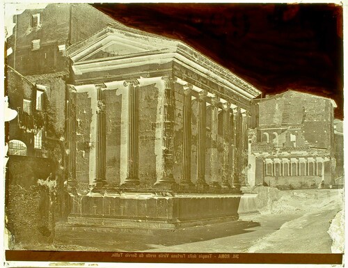 Roma - Tempio della Fortuna Virile eretto da Servio Tullio.