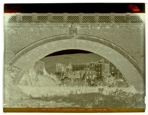 Dintorni di Roma - Tivoli - Ponte Gregoriano - eretto nel XIX Secolo.