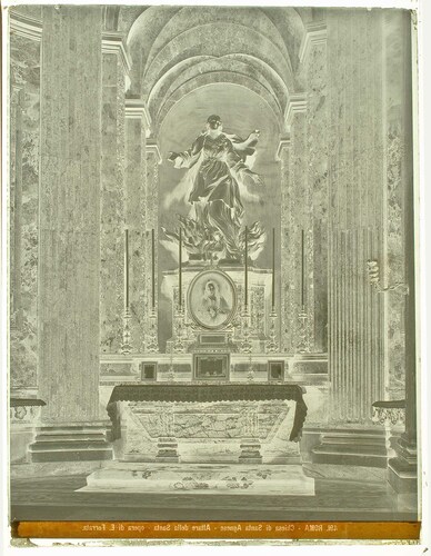 Roma - Chiesa di santa Agnese - Altare della Santa