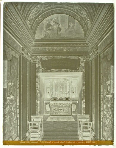 Roma - Chieda e Convento di Santa Sabina - Cappella di S. Domenico (XII Secolo)