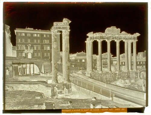 Roma - Foro Romano - Avanzi dei Tempi di Saturno e Vespasiano