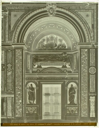 Roma - Basilica di S. Giovanni in Laterano - Tomba d'Innocenzo III, eretta per ordine di Leone XIII