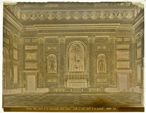 Roma - Basilica di S. Paolo fuori le Mura - Altare della Conversione di S. Paolo (XIX Secolo).