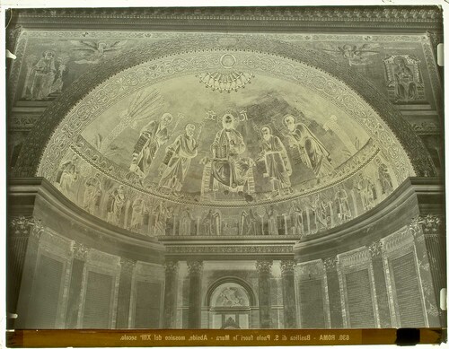Roma - Basilica di S. paolo fuori le Mura - Abside, mosaico del XIII secolo