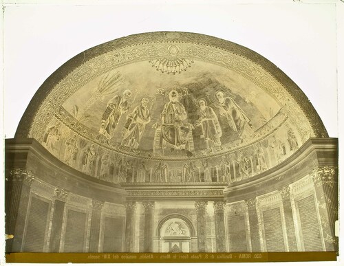 Roma - Basilica di S. Paolo fuori le Mura - Abside, mosaico del XIII secolo.