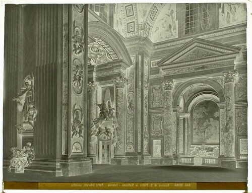 Roma - Basilica di S. Pietro in Vaticano - Interno - Parte laterale, sinistra