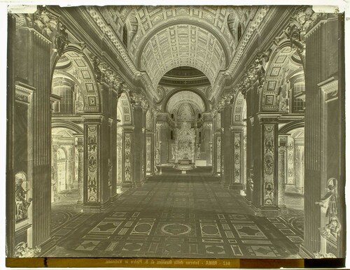 Roma - Interno della Basilica di S. Pietro in Vaticano