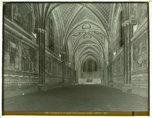 Assisi - Interno superiore della Chiesa di S. Francesco - 1228