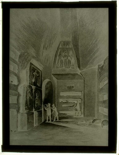 Roma - Catacombe di S. Calisto - Camera di Santa Cecilia