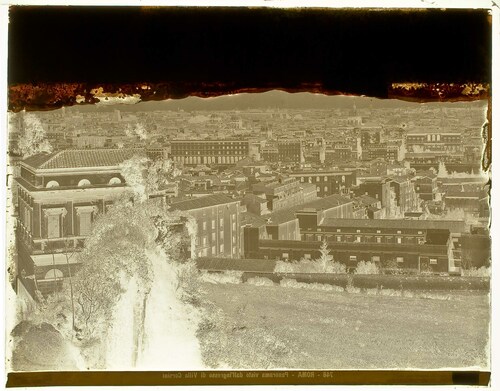 Roma - Panorama visto dall'Ingresso di Villa Corsini