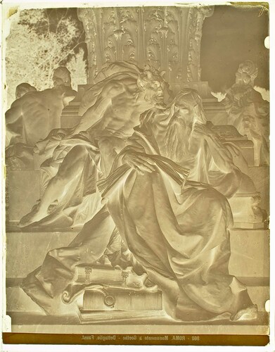 Roma. Monumento a Goethe - Dettaglio. Faust